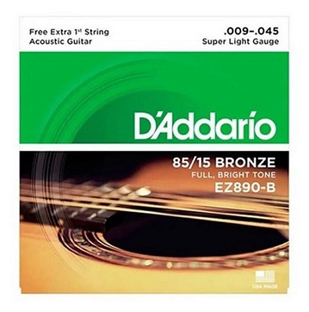 ENCORD DADDARIO VIOLAO ACO 0.09 EZ-890   7320