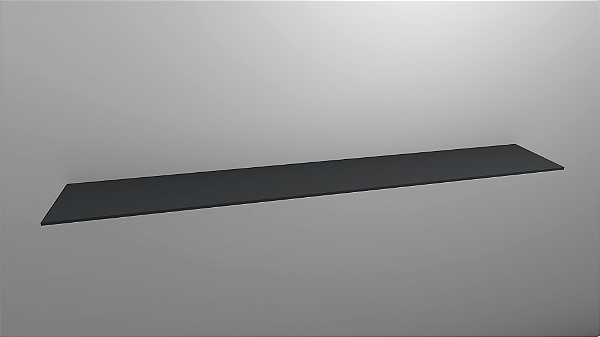 Prateleira 2,70 x 0,35 x 0,01.5 - Cor Grafito