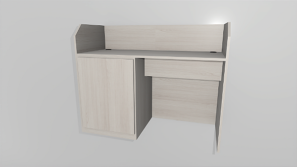 Móvel de Som - Cor Teka Ártico