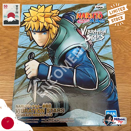 Minato Namikaze Naruto: Shippuden Vibration Stars Banpresto Original - [ENCOMENDA]