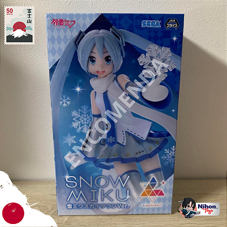 Hatsune Miku Snow Miku Sky Town Ver. Luminasta Sega - [ENCOMENDA]