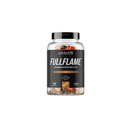 CAFEÍNA FULL FLAME 210MG 120 CÁPSULAS - FULL LIFE