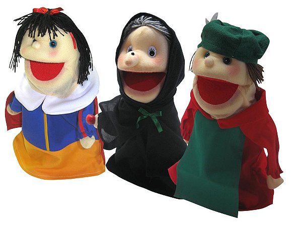 Kit Fantoches Branca de Neve