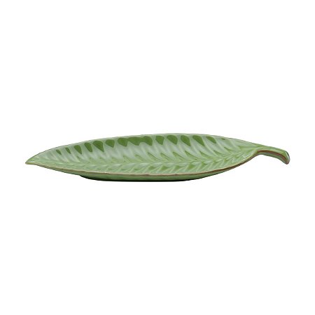 Folha de Cerâmica Banana Leaf Verde Lyor 36 X 10X 3cm