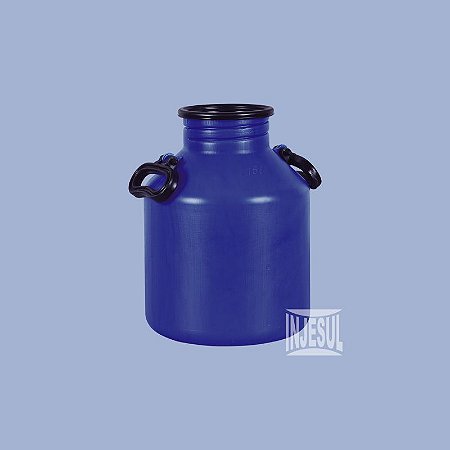 Vasilhame para Transporte de Leite 15 litros Azul