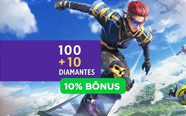 Recarga Free Fire 100 Diamantes Código Digital - Envio Imediato
