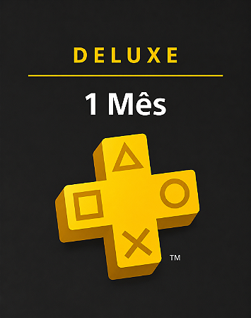 PlayStation Plus Deluxe 1 Mês - Gift Card | Playgamescard