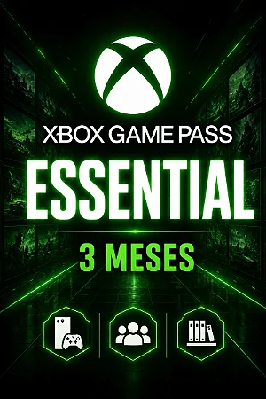 Xbox Game Pass Essential 3 Meses - Assinatura Digital