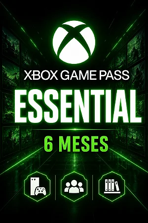 Xbox Game Pass Essential 6 Meses - Assinatura Digital