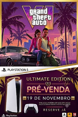 GTA 6 Edição Ultimate PS5 - Código Digital PlayStation Store