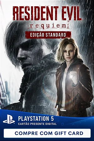 Resident Evil Requiem Standard para PS5 – Crédito PSN Brasil