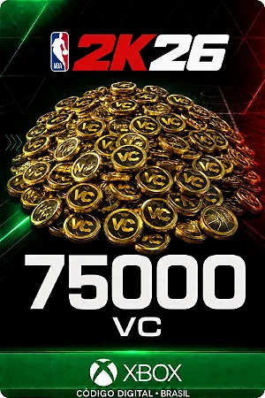 NBA 2K26 – 75.000 Virtual Currency (Xbox) – Código Digital