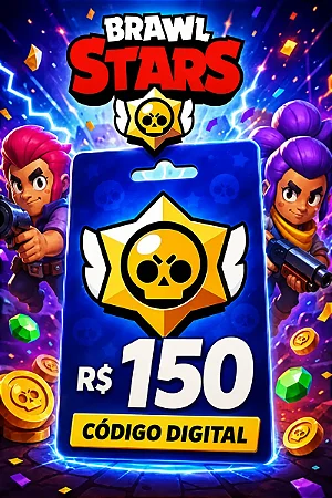 Brawl Stars R$ 150,00 - Código Digital
