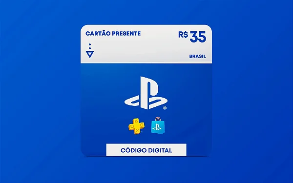 Gift Card PlayStation Store R$ 35 - Código Digital