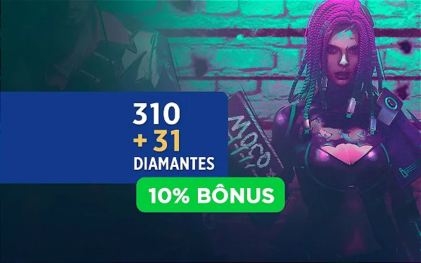 Recarga Free Fire 310 Diamantes Código Digital - Envio Imediato