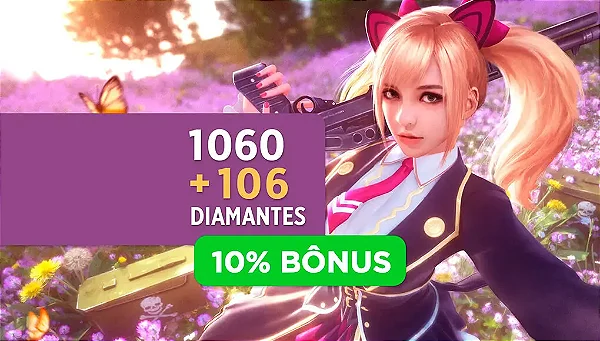 Recarga Free Fire 1060 Diamantes Código Digital - Envio Imediato