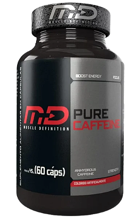 PURE CAFFEINE 60 CÁPSULAS - MD MUSCLE DEFINITION