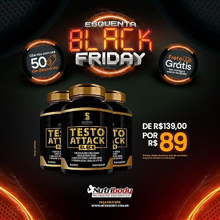 TESTO ATTACK - 90 CAPSÚLAS