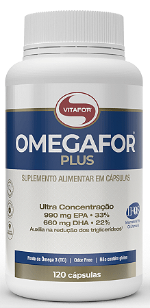 OMEGAFOR PLUS 120 CÁPSULAS - VITAFOR