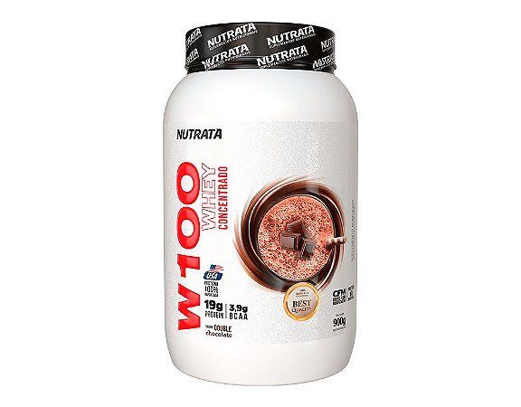 W100 WHEY CONCENTRADO 900g - NUTRATA