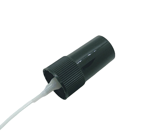 VÁLVULA HOME SPRAY  R18/410 PRETA C TAMPA TRANSPARENTE