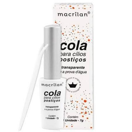 Cola Para Cílios Postiços Transparente Macrilan