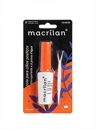 Cola Para Cílios Postiços Transparente - Macrilan