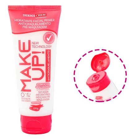 Hidratante Facial Primer Anticraquelamento Pré Make - Dermachem