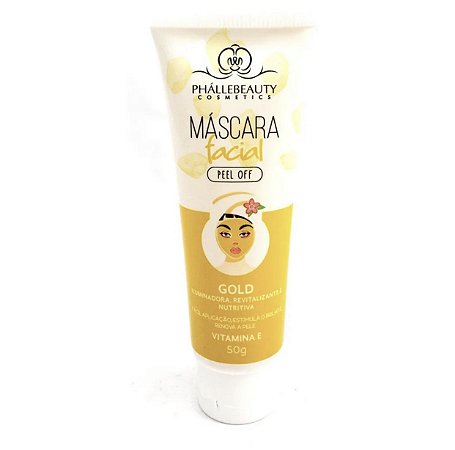 Máscara Facial Peel Off Gold 50g - Phállebeauty