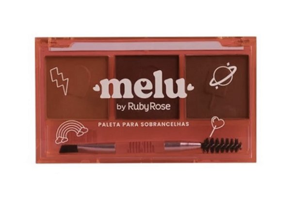 Paleta para sobrancelha cor 01 Melu- Ruby Rose