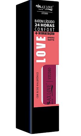 Batom Líquido 24H Confort + Hidratação 764 - Max Love