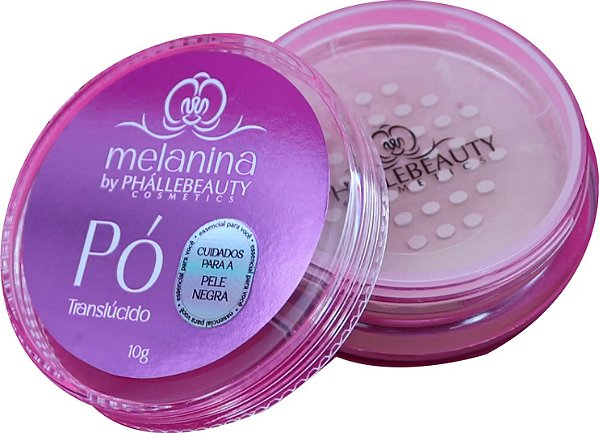 Pó Translúcido Melanina - Phállebeauty