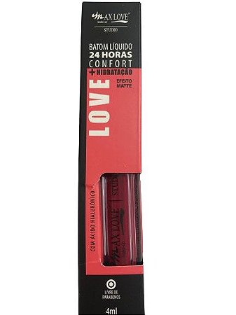 Batom Líquido Matte 24 horas  756- Max Love