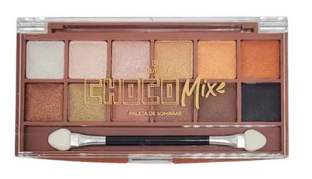 Paleta de Sombras ChocoMix Cor Chocolate Branco - Mia Make