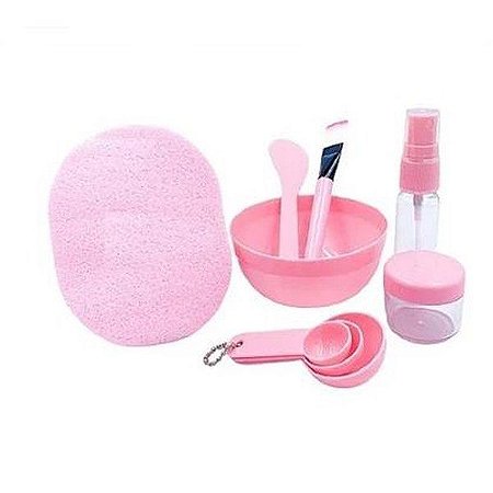 Kit Skincare 8 Peças +  esponjinha