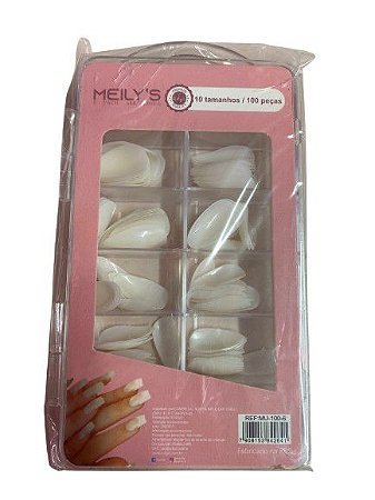 Unha Postiça MU-100-6 100pcs - MEILY´S
