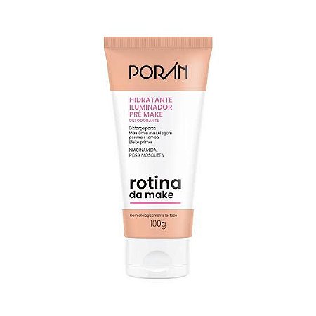 Hidratante Iluminador Pré Make 100g - Porán