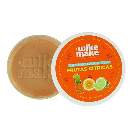 Esfoliante Corpo e Rosto Frutas Cítricas Wike Make 250g - Miss Rôse