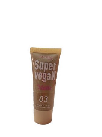 Base Líquida Matte Super Vegana Cor 03 - Febella