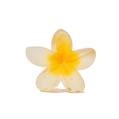 Presilha Flor Unitária - Amarela