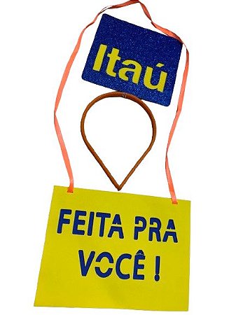 Kit Plaquinha e Arquinho Carnaval - Itaú