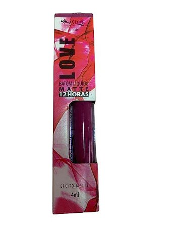 Batom Líquido Matte 12H Cor 83 - Max Love