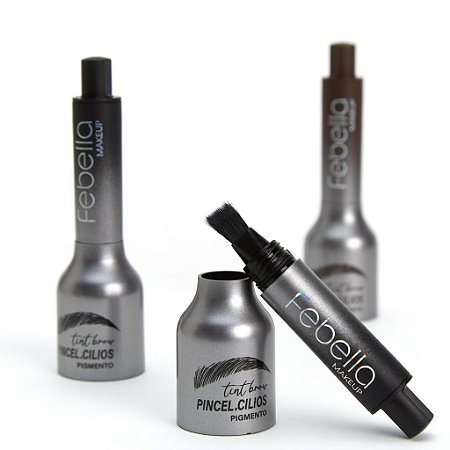Tint Brow Pigmento Preto 01 - Febella