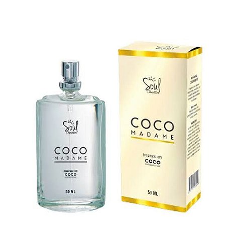 Deo Colônia COCO MADAME - Soul Cosméticos 50ml