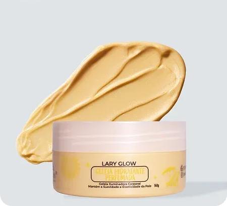 Geleia Hidratante Perfumada Cor Gold - Miss Lary