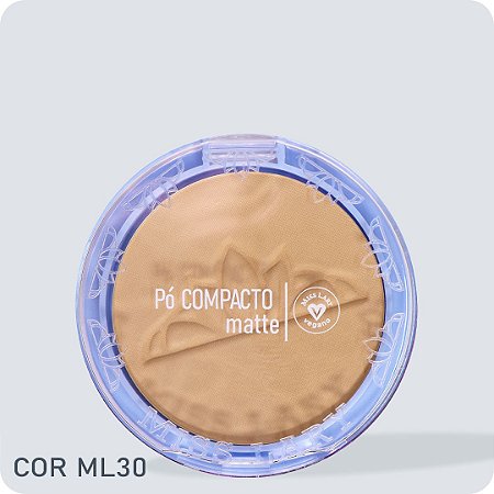 Pó Compacto Matte Cor ML30 - Miss Lary
