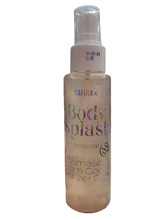 Body Splash Corporal Damasco com Coco Bronzer Glow - Safira