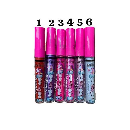 Hologloss Unicórnio 4ml Cor 05 - Safira