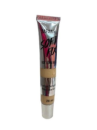 Base Líquida Soft Fix Matte Longa Duração e Alta Cobertura Cor 05 - Safira
