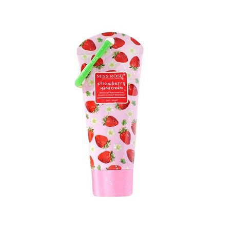 Creme para as Mãos Morango - Miss Rôse